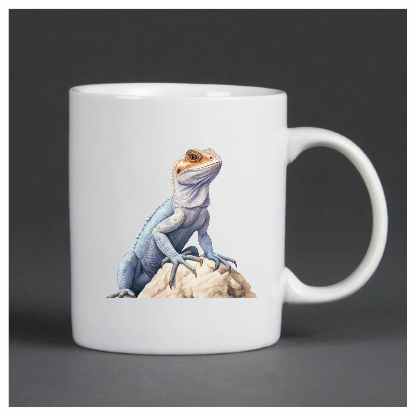 Blue Lizard Rock Desert Vinyl Sticker Decal