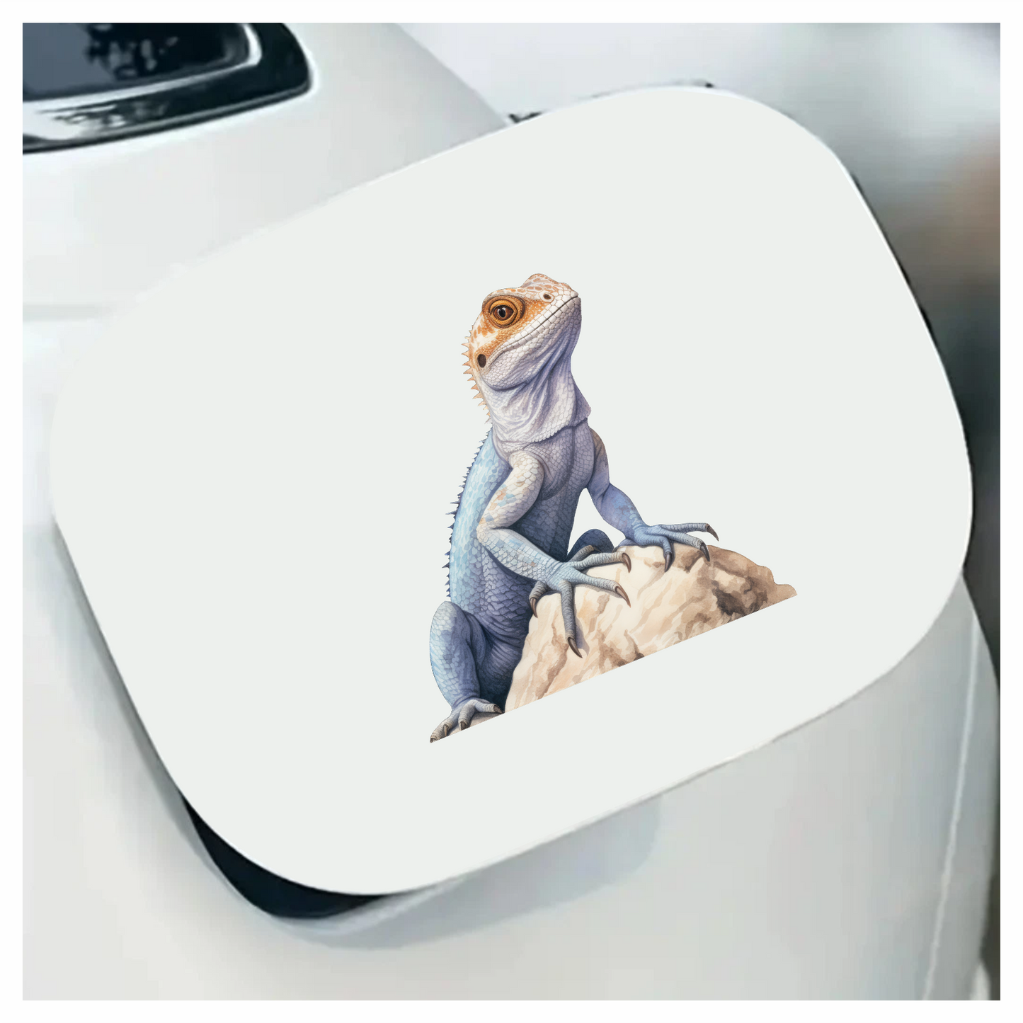 Blue Lizard Rock Desert Vinyl Sticker Decal