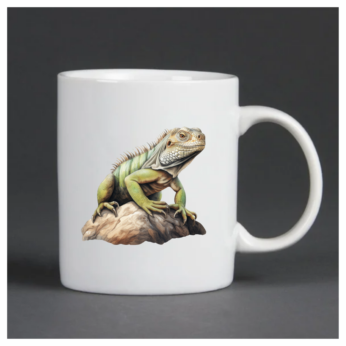 Iguana Green Rock Reptile Scales Texture Vinyl Sticker Decal