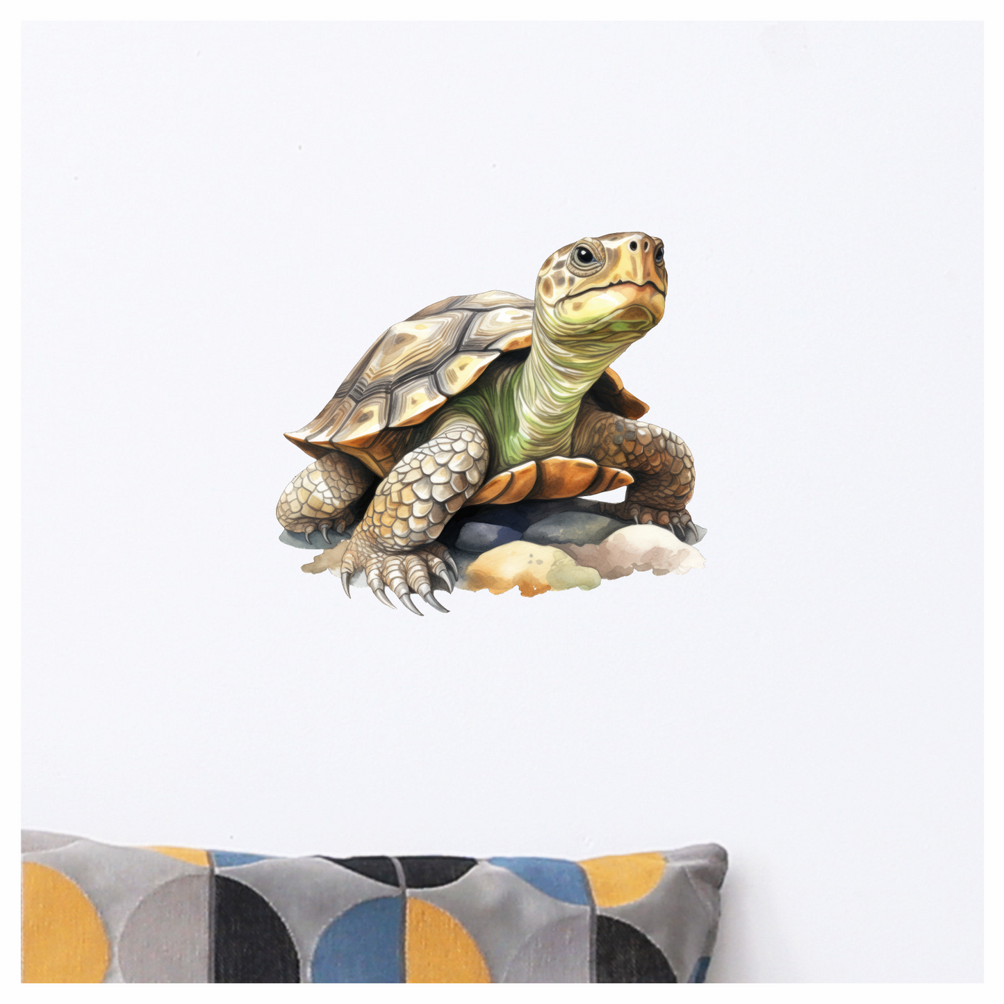 Turtle Green Desert Vinyl Sticker Decal
