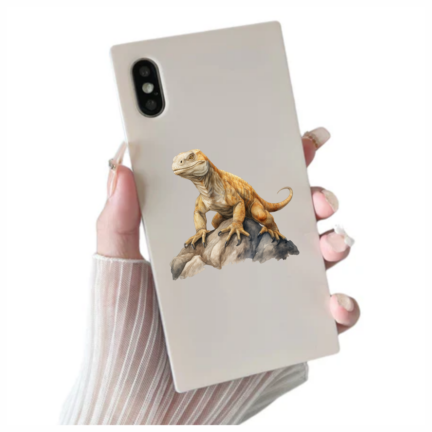Iguana Brown Rock Vinyl Sticker Decal