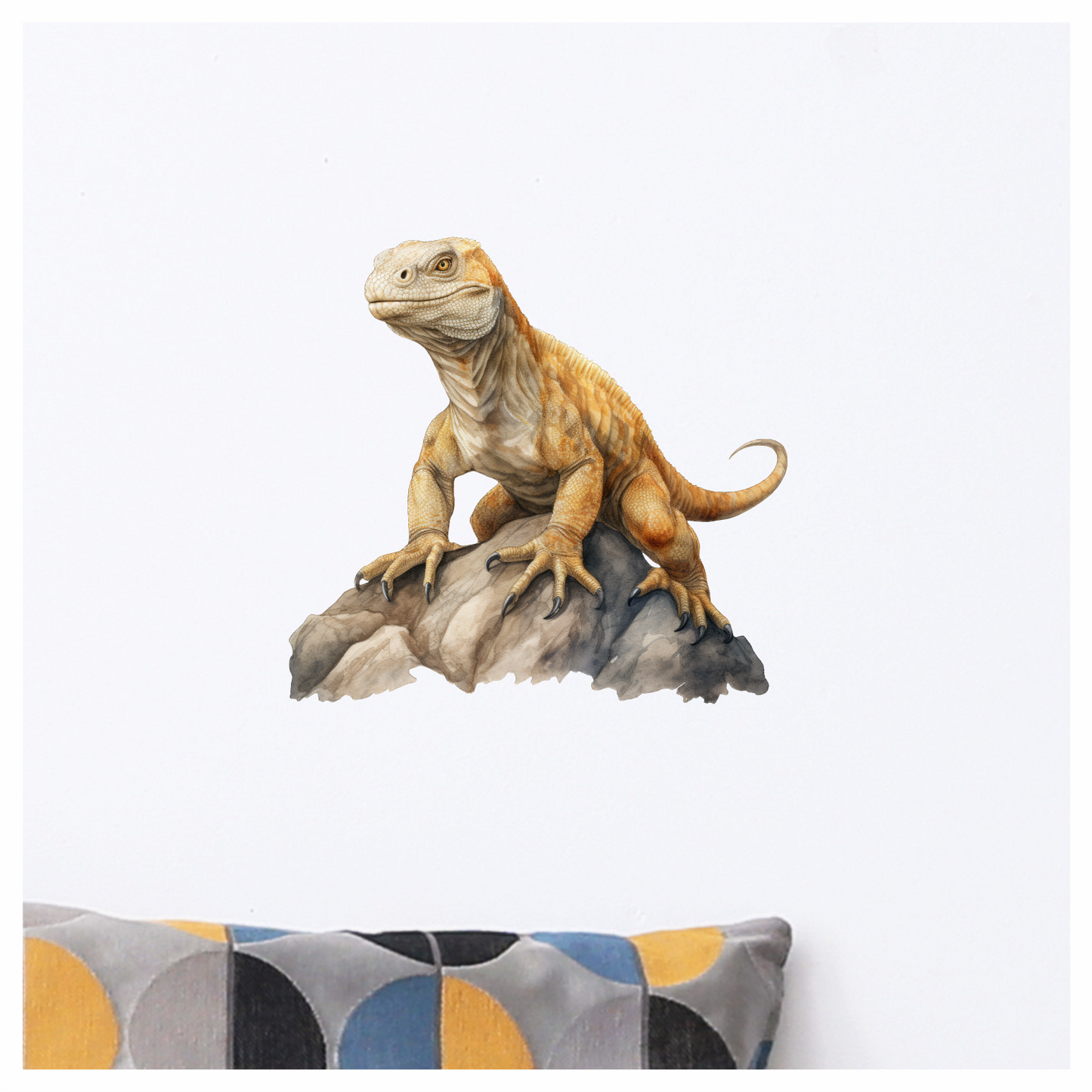 Iguana Brown Rock Vinyl Sticker Decal