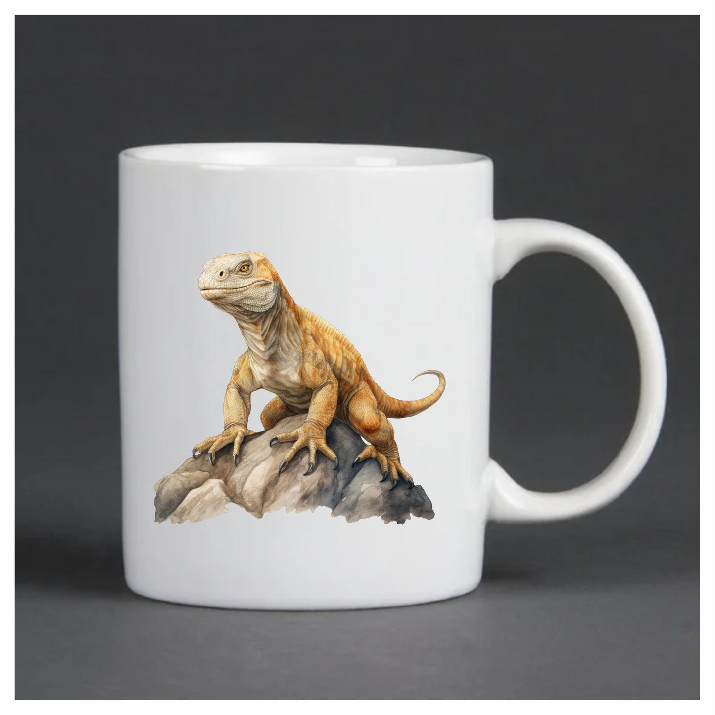 Iguana Brown Rock Vinyl Sticker Decal