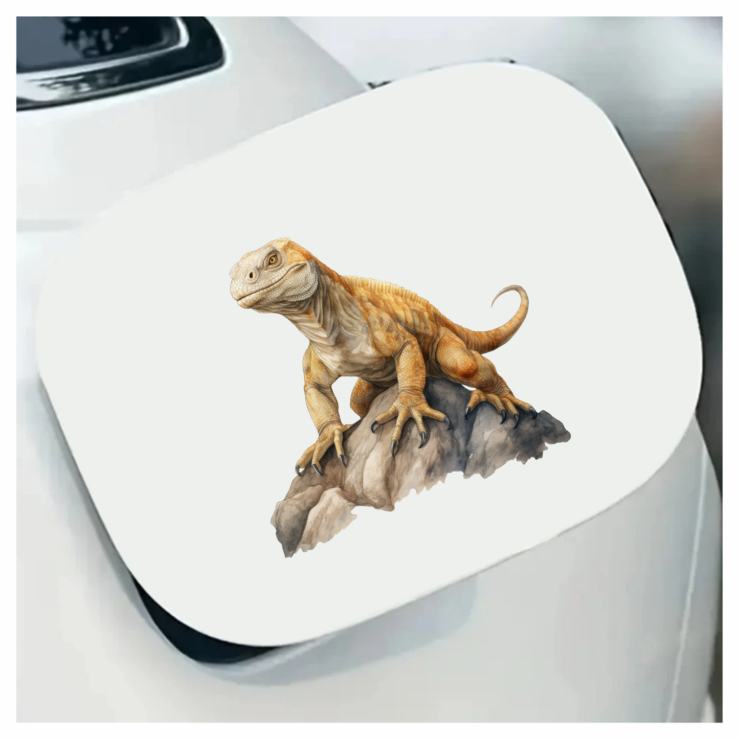 Iguana Brown Rock Vinyl Sticker Decal