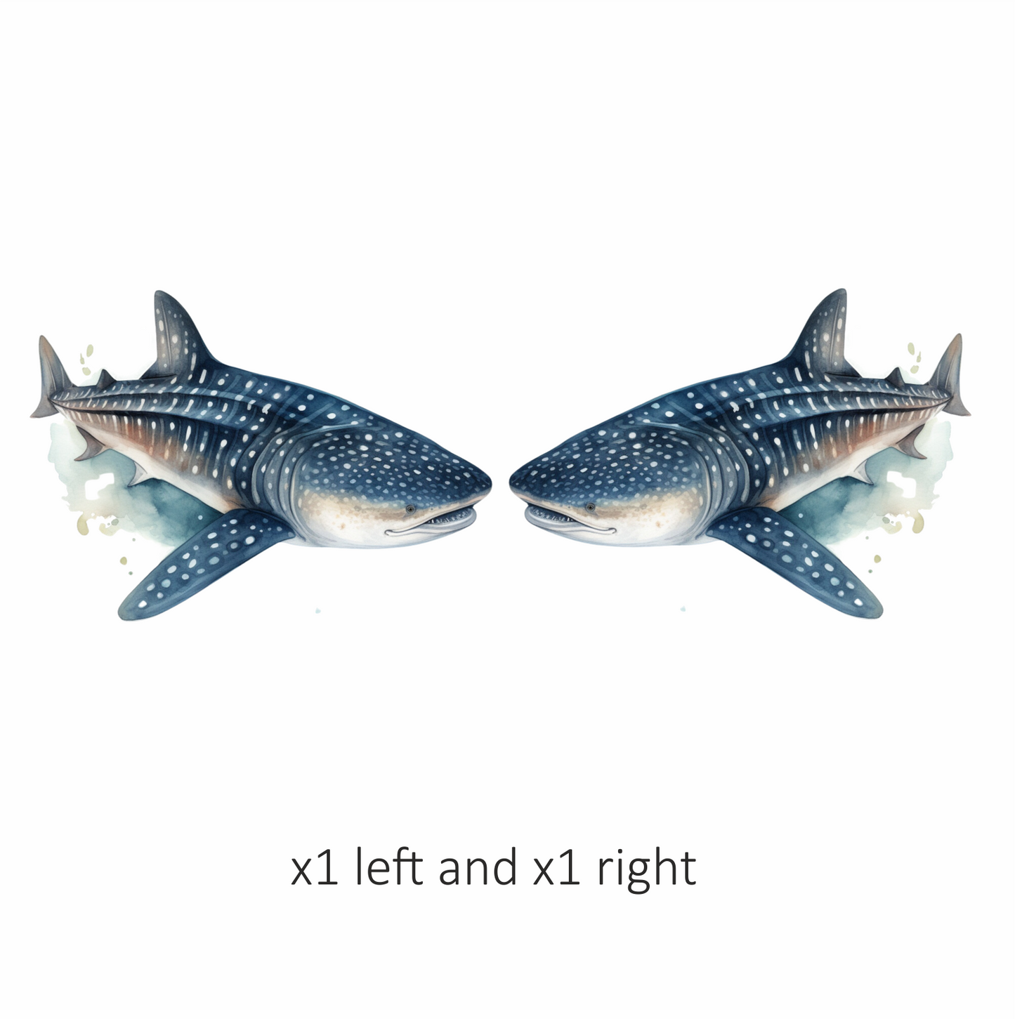 Whale Shark Blue Ocean Vinyl Sticker Decal