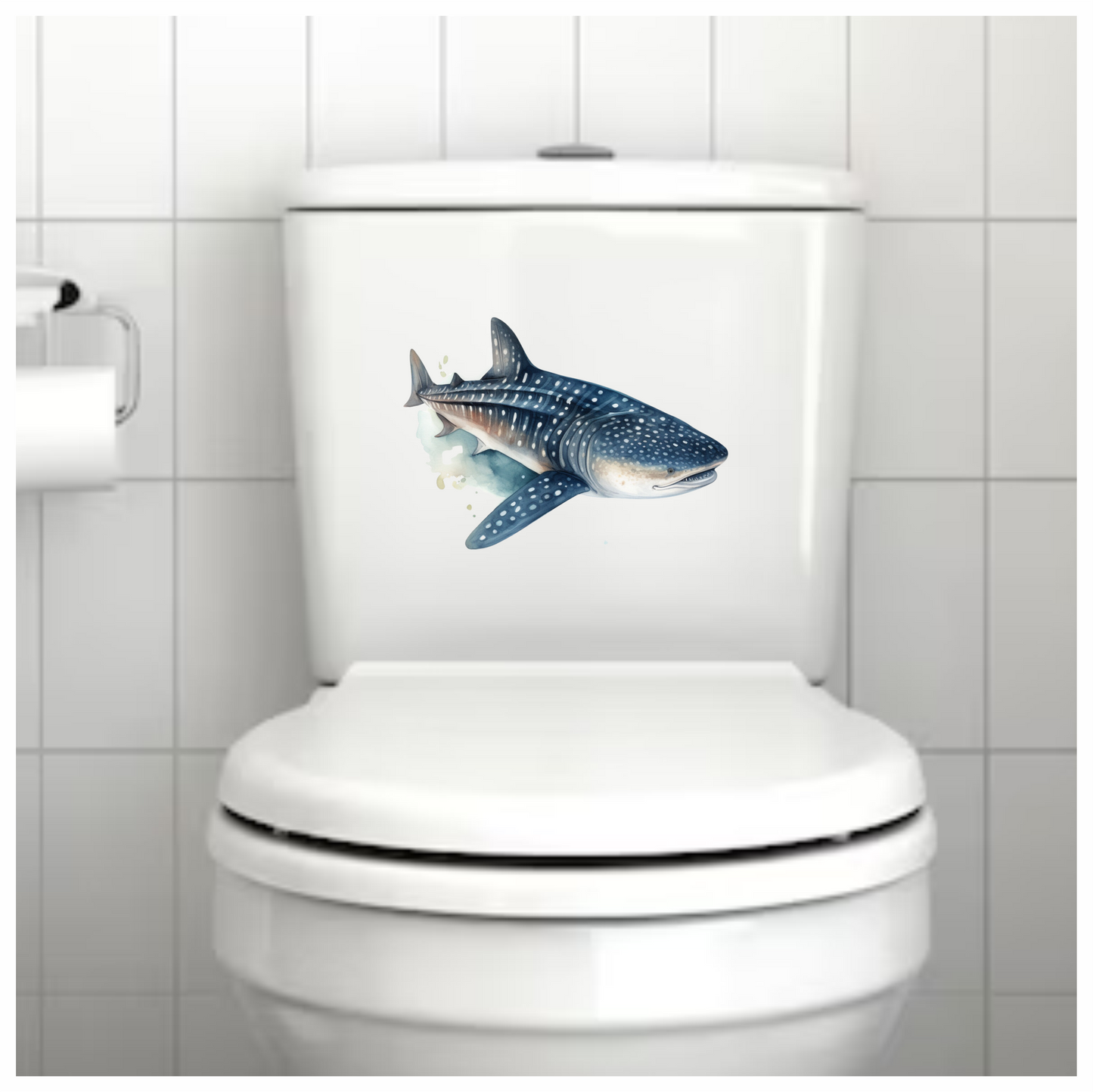 Whale Shark Blue Ocean Vinyl Sticker Decal