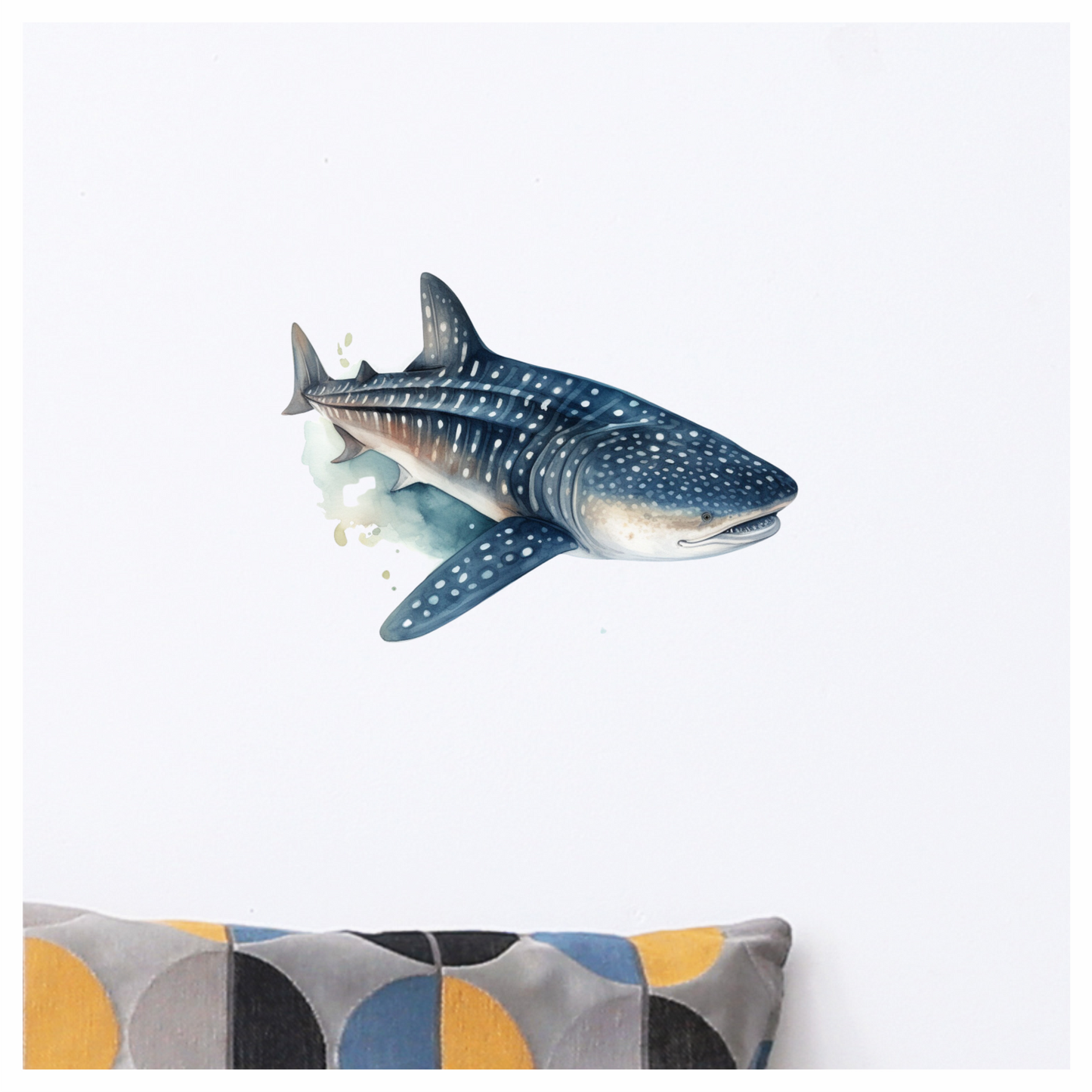 Whale Shark Blue Ocean Vinyl Sticker Decal