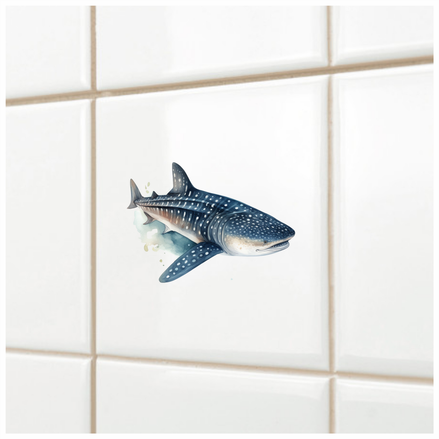 Whale Shark Blue Ocean Vinyl Sticker Decal