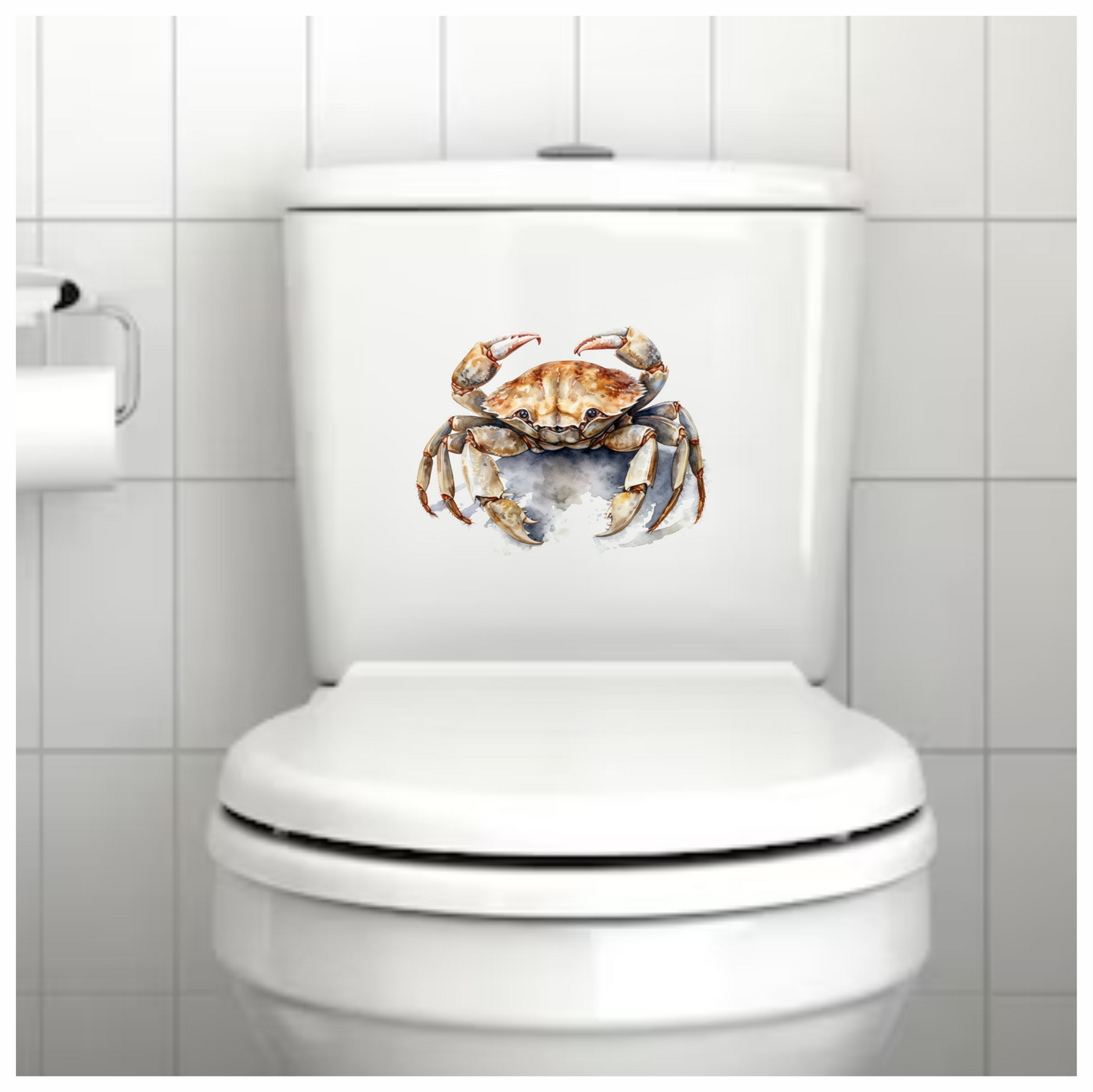 Crab Brown Animal Sea Vinyl Sticker Decal