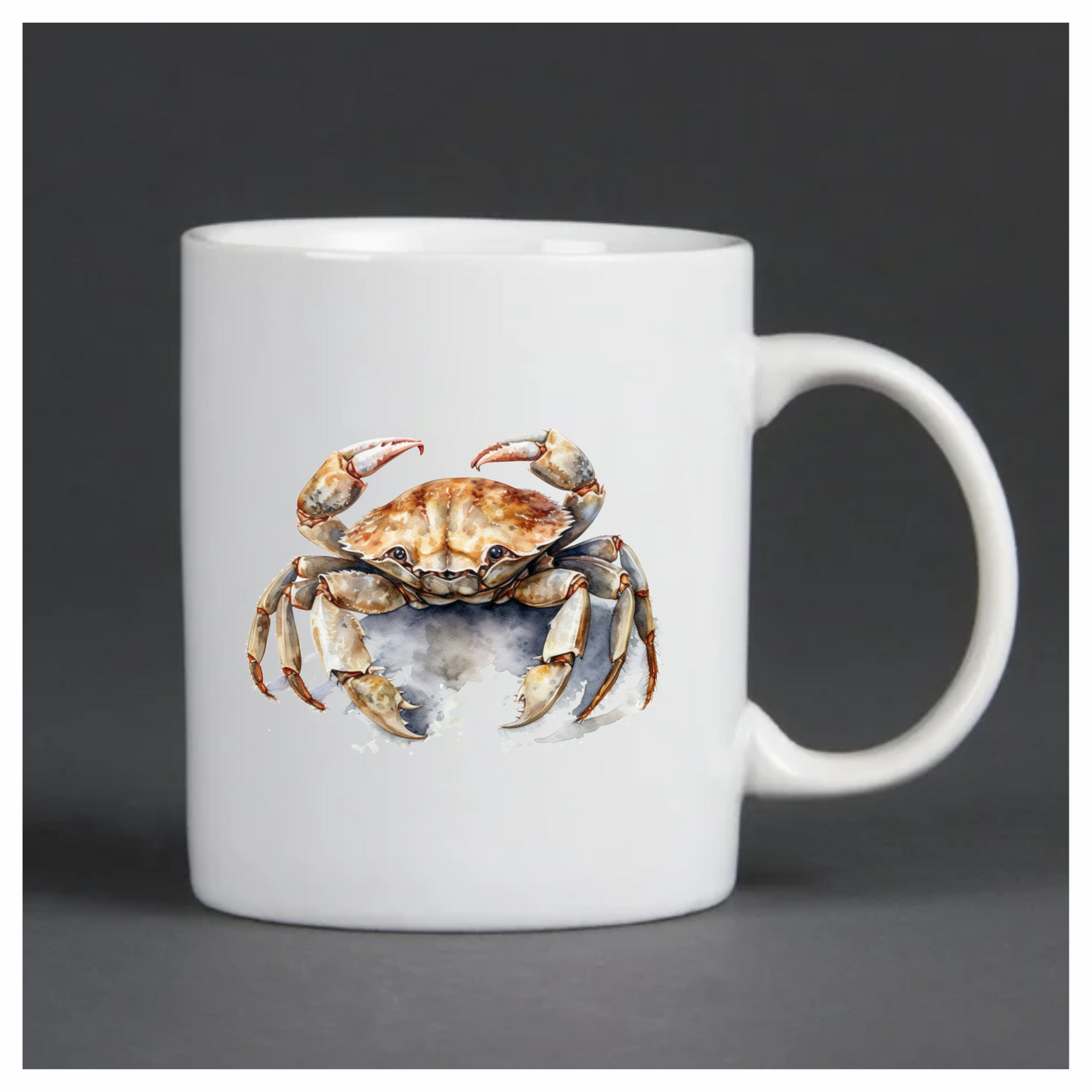 Crab Brown Animal Sea Vinyl Sticker Decal