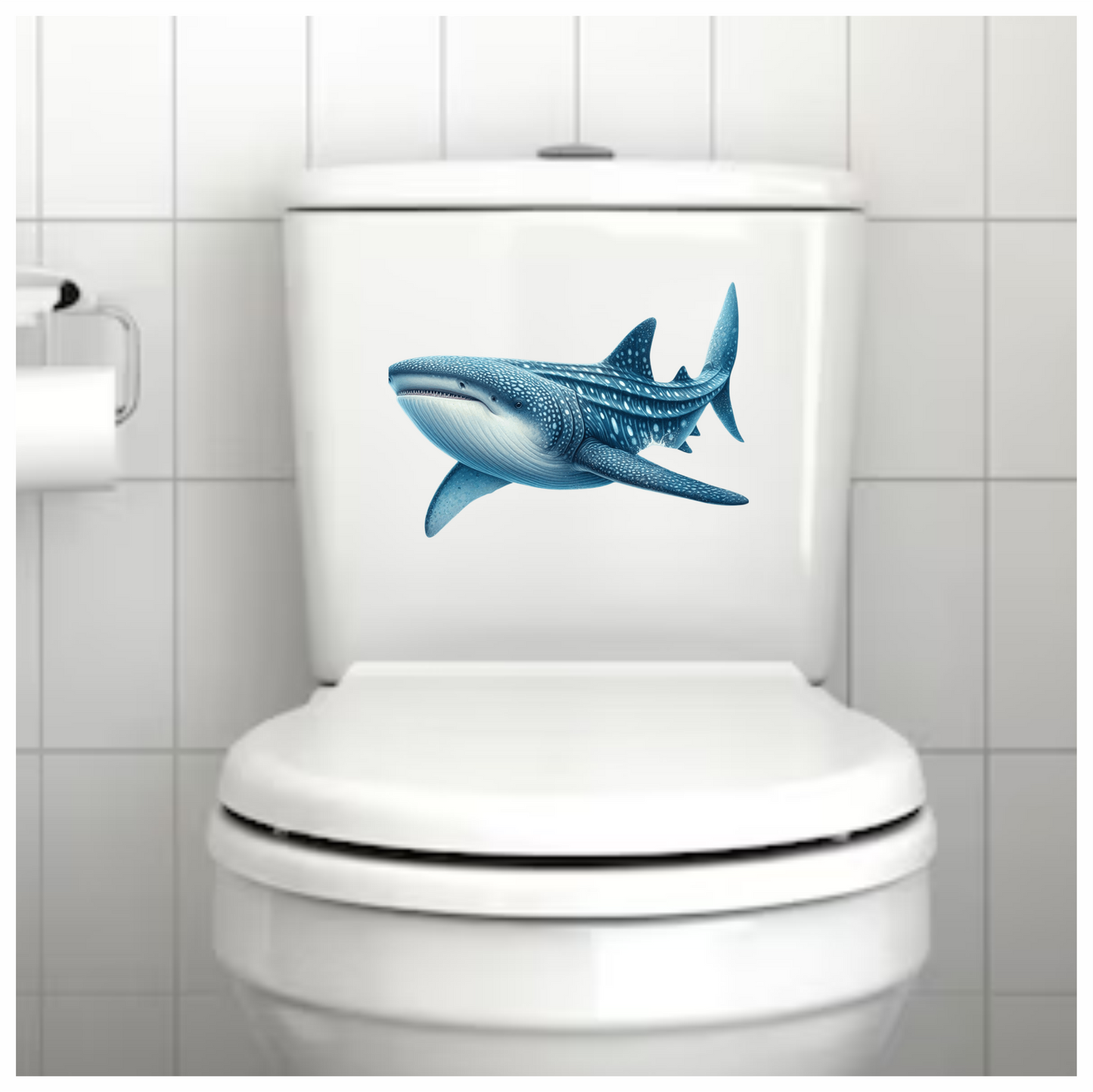 Whale Blue Whale Shark Large Ocean Vinyl Sticker Decal