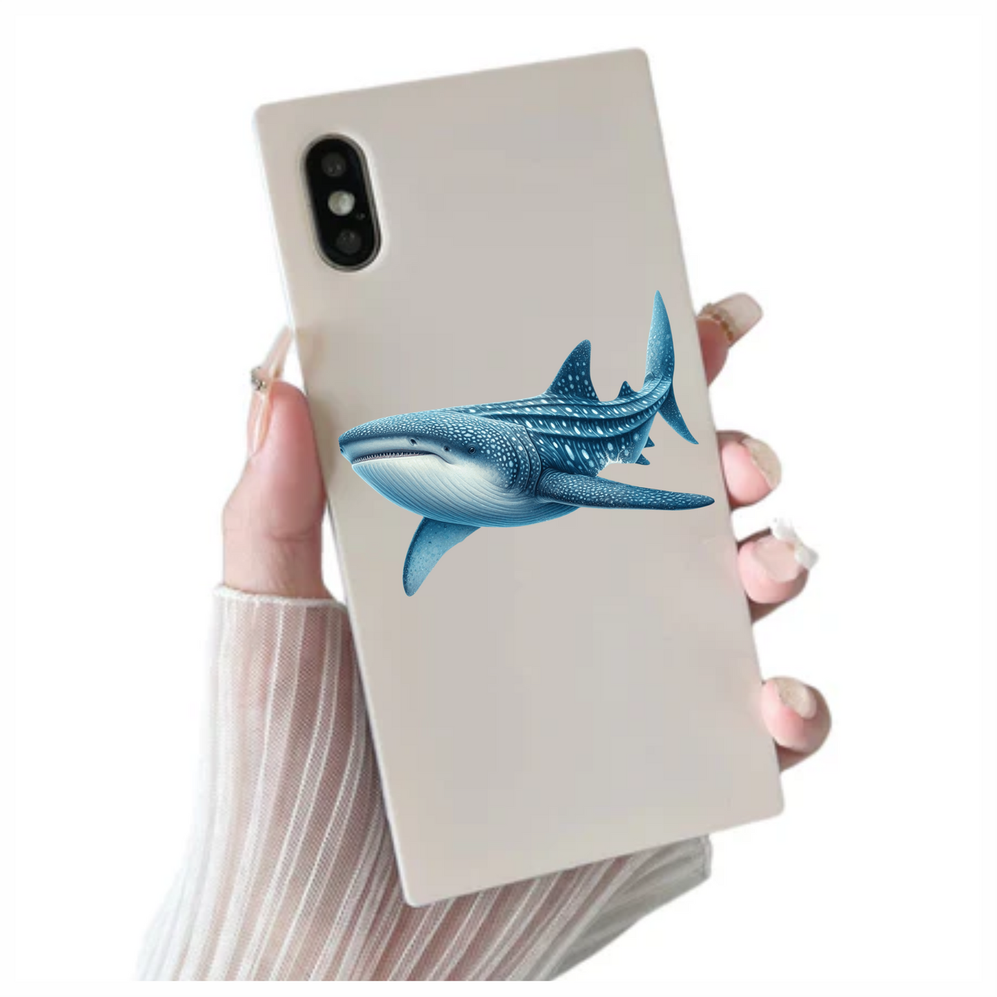 Whale Blue Whale Shark Large Ocean Vinyl Sticker Decal