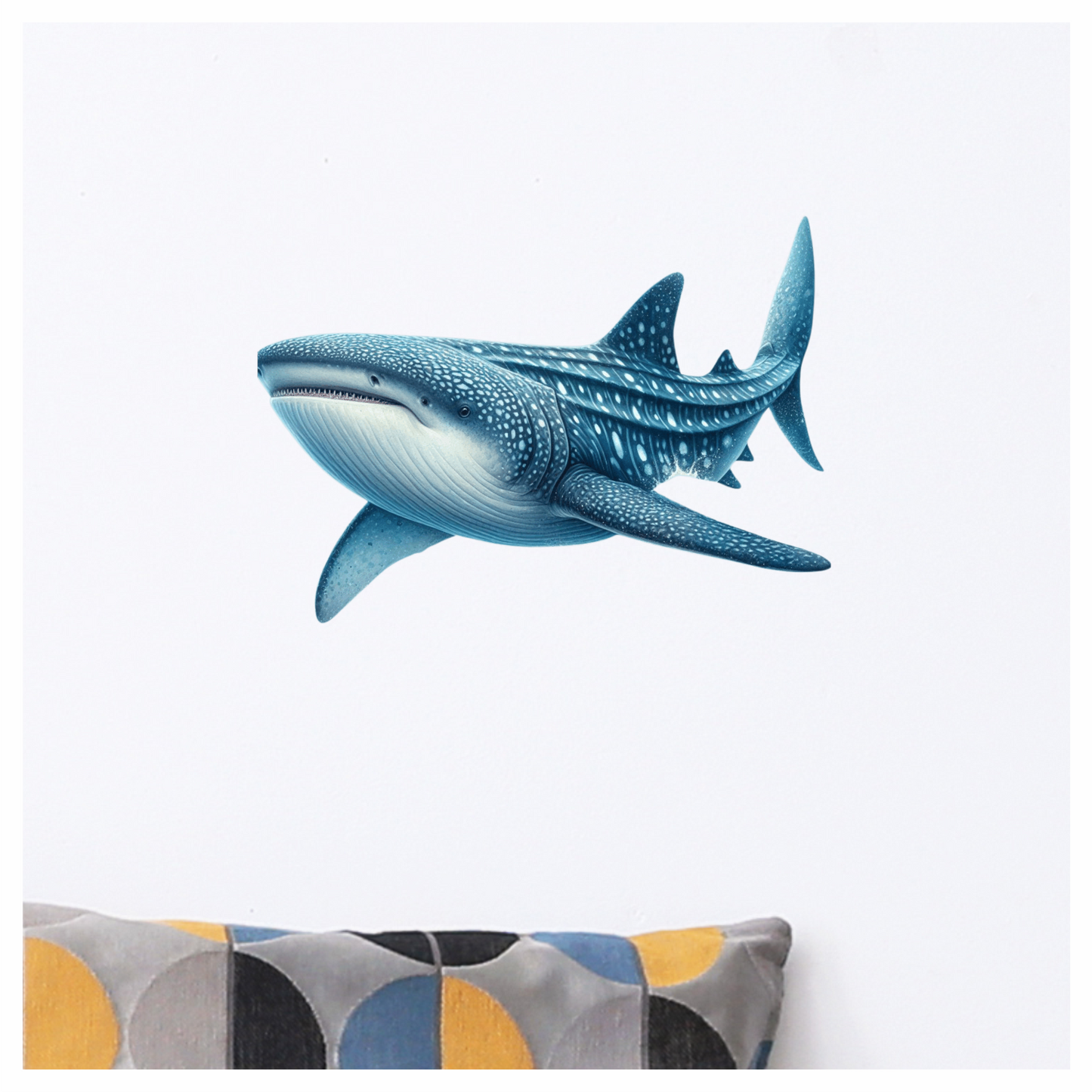 Whale Blue Whale Shark Large Ocean Vinyl Sticker Decal