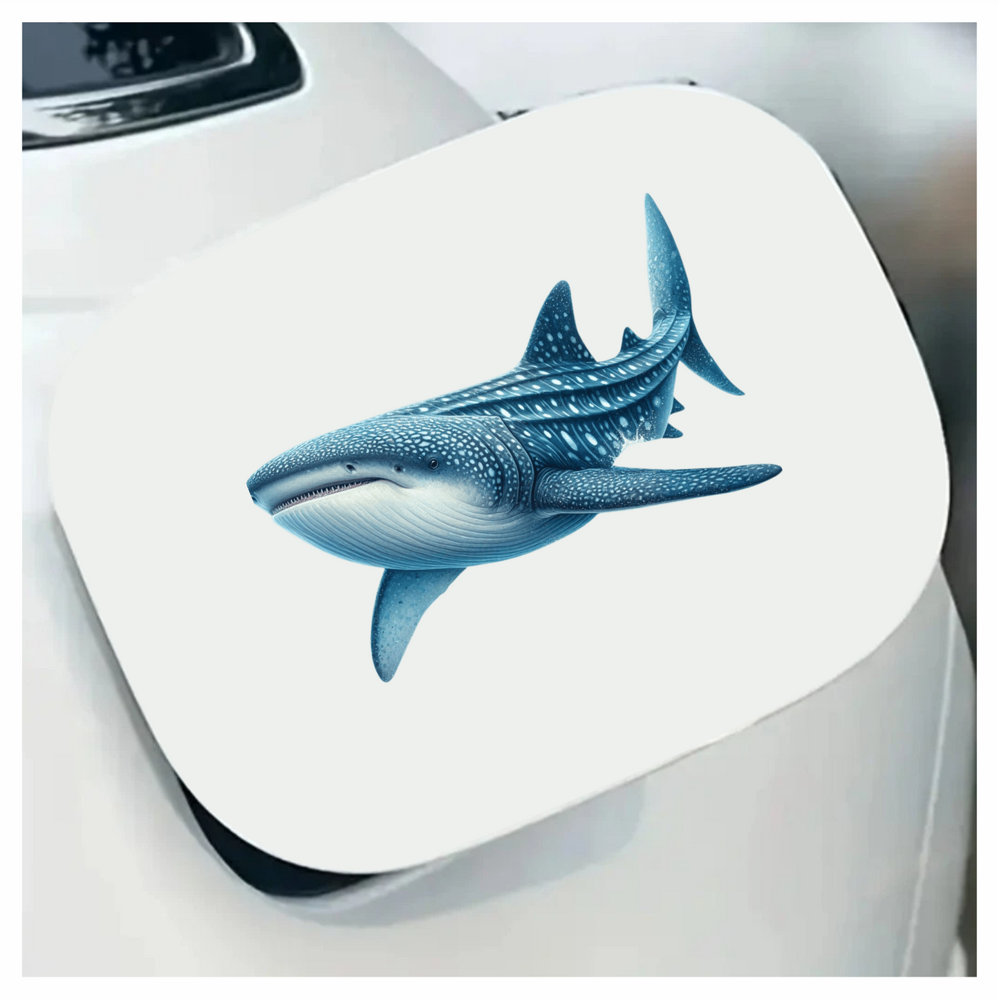 Whale Blue Whale Shark Large Ocean Vinyl Sticker Decal