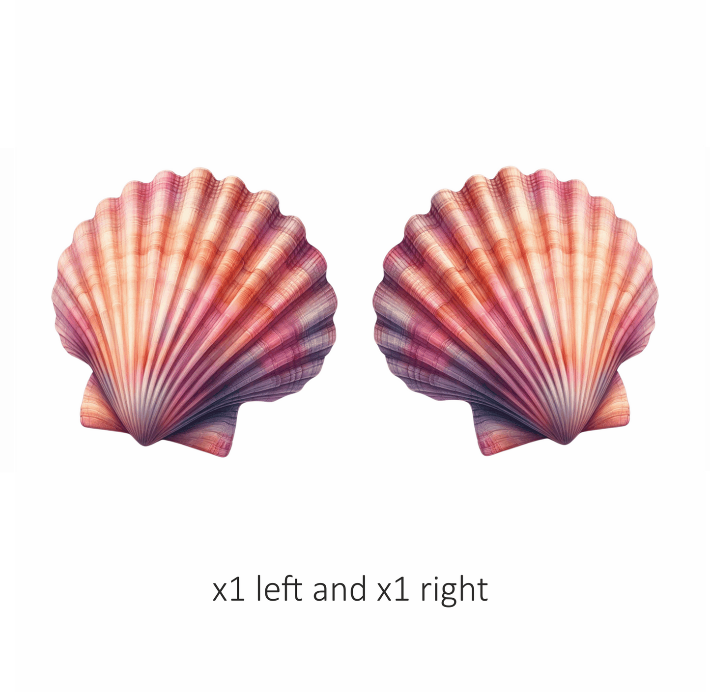 Shell Pink Color Vinyl Sticker Decal