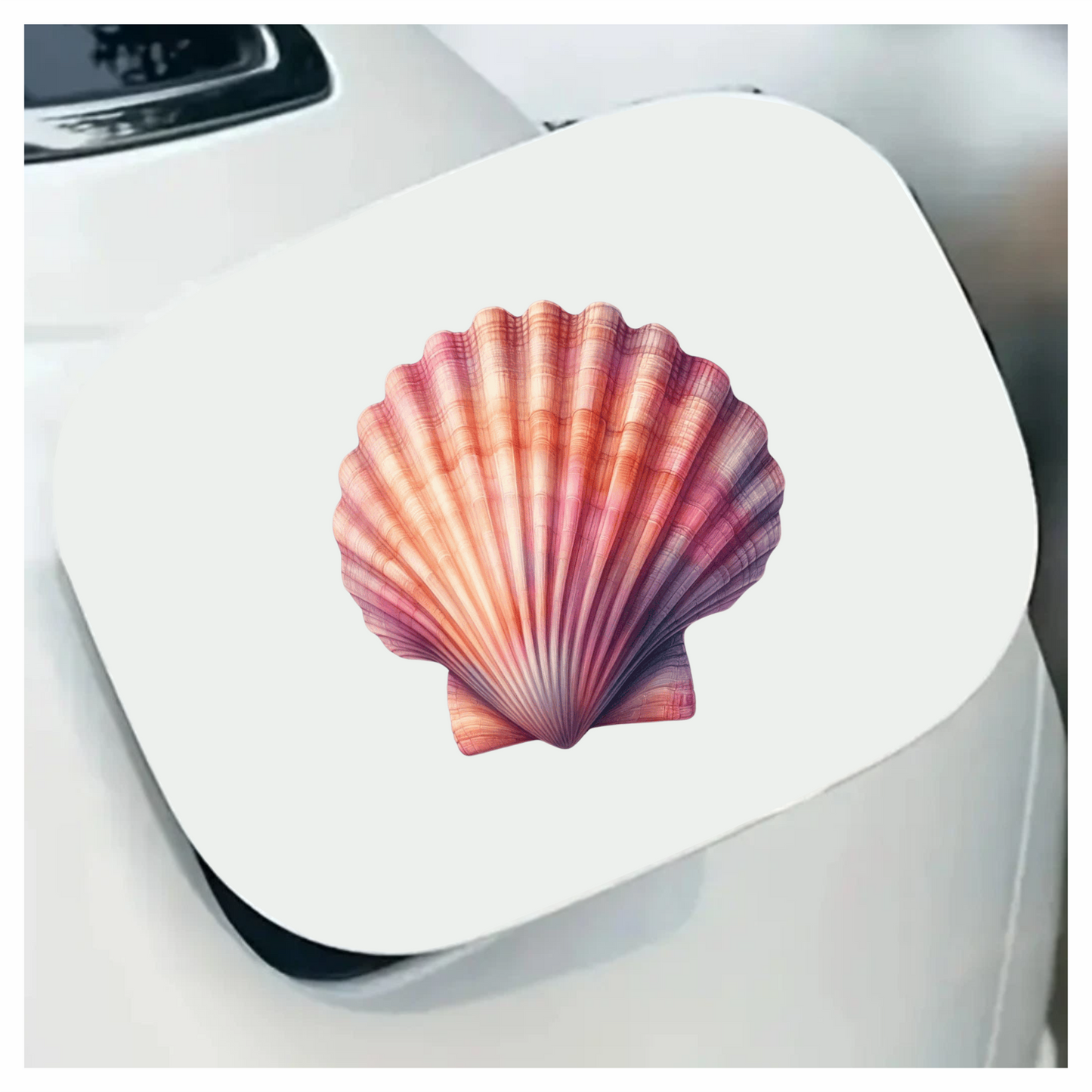 Shell Pink Color Vinyl Sticker Decal