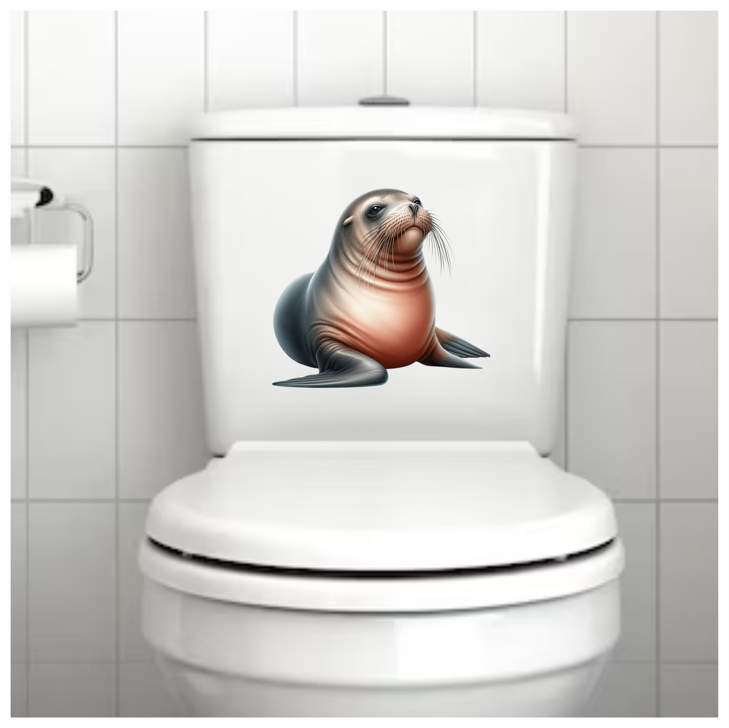 Seal Brown Sea Lion Vinyl Sticker Decal