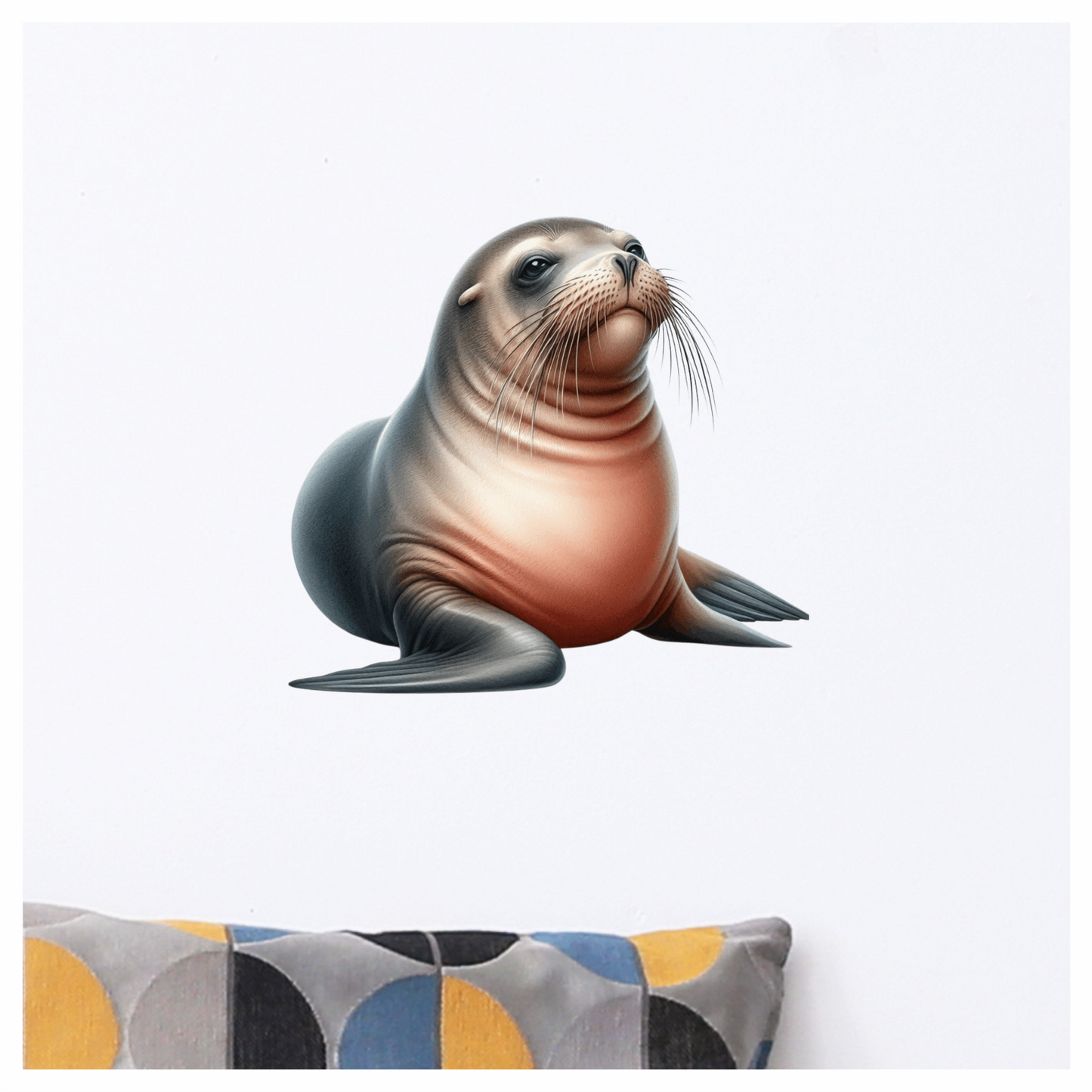 Seal Brown Sea Lion Vinyl Sticker Decal