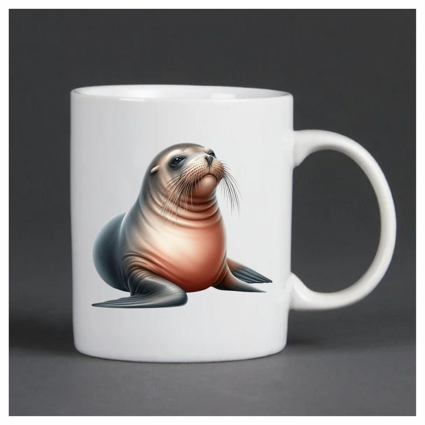 Seal Brown Sea Lion Vinyl Sticker Decal
