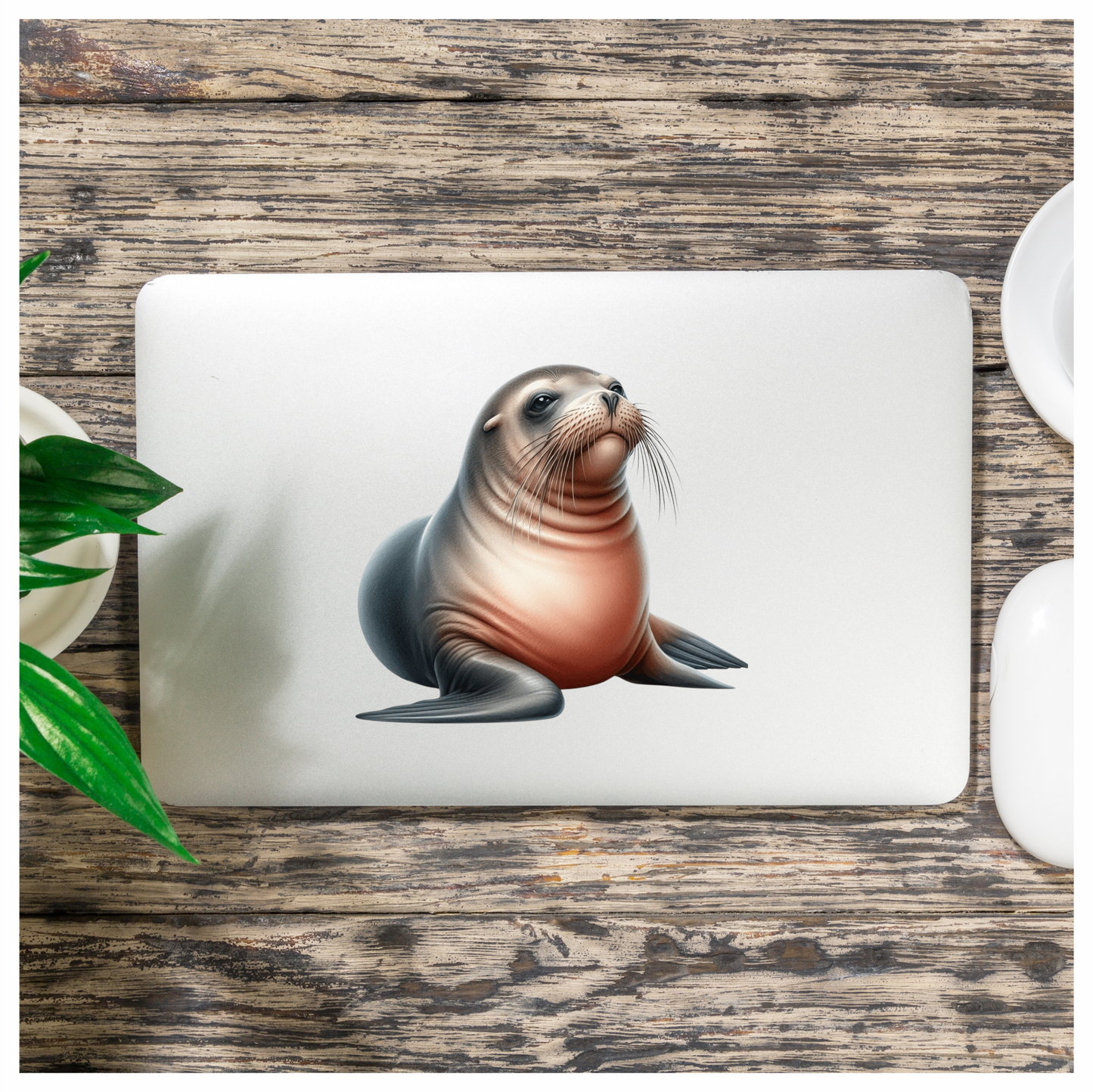 Seal Brown Sea Lion Vinyl Sticker Decal