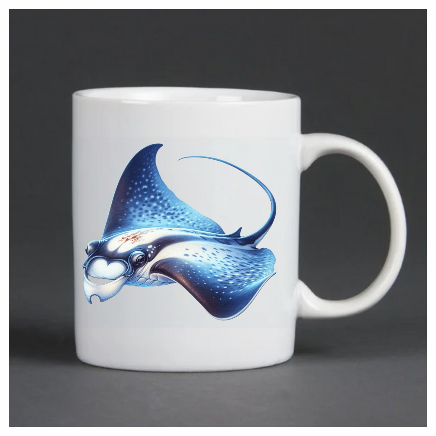 Blue Stingray Fish Vinyl Sticker Decal