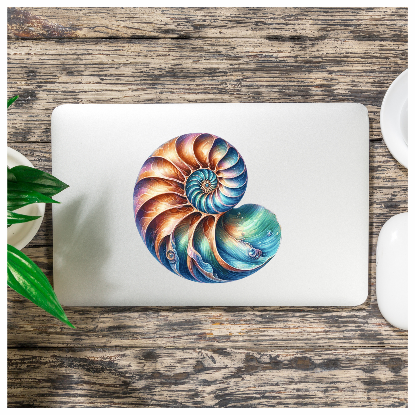 Colorful Seahorse Scaly Ocean Vinyl Sticker Decal