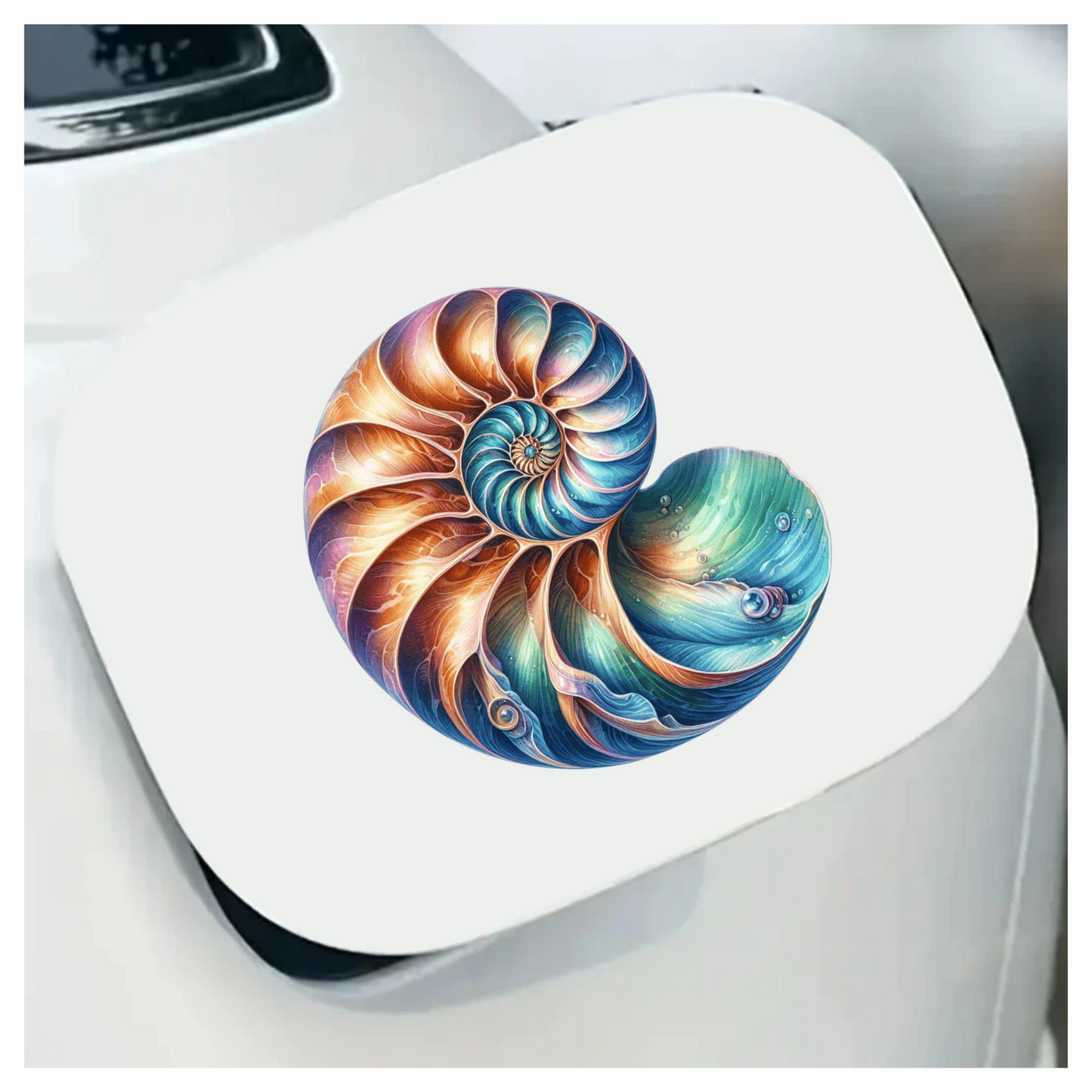Colorful Seahorse Scaly Ocean Vinyl Sticker Decal