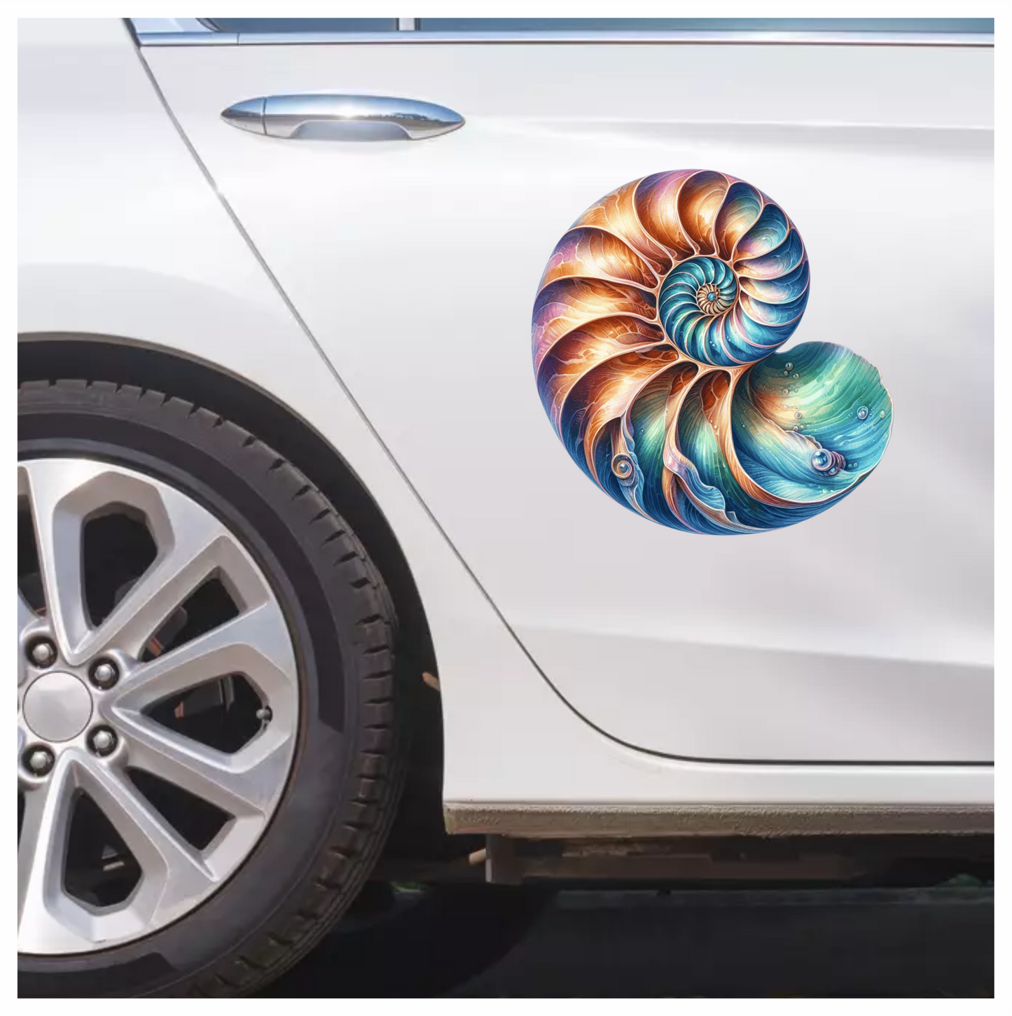 Colorful Seahorse Scaly Ocean Vinyl Sticker Decal