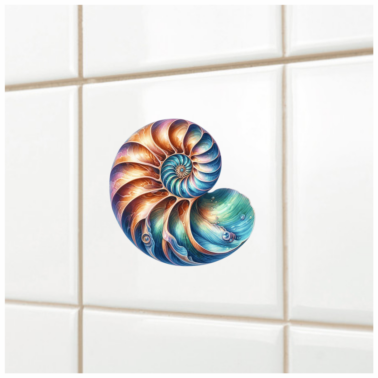 Colorful Seahorse Scaly Ocean Vinyl Sticker Decal