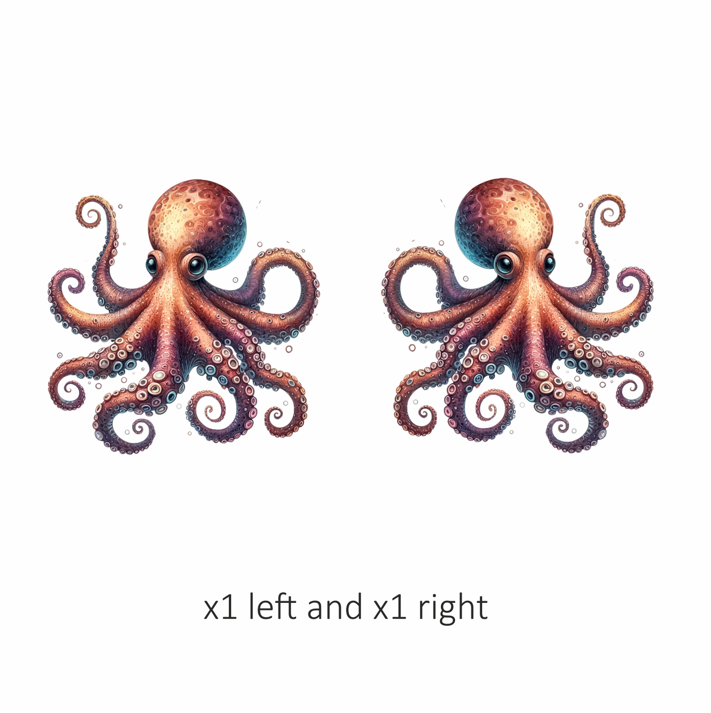 Octopus Purple Tentacles Sea Animal Vinyl Sticker Decal