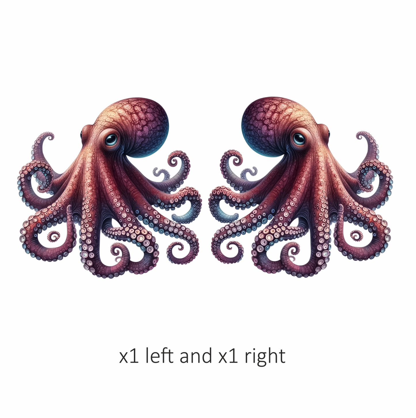 Octopus Pink Tentacles Ocean Animal Vinyl Sticker Decal