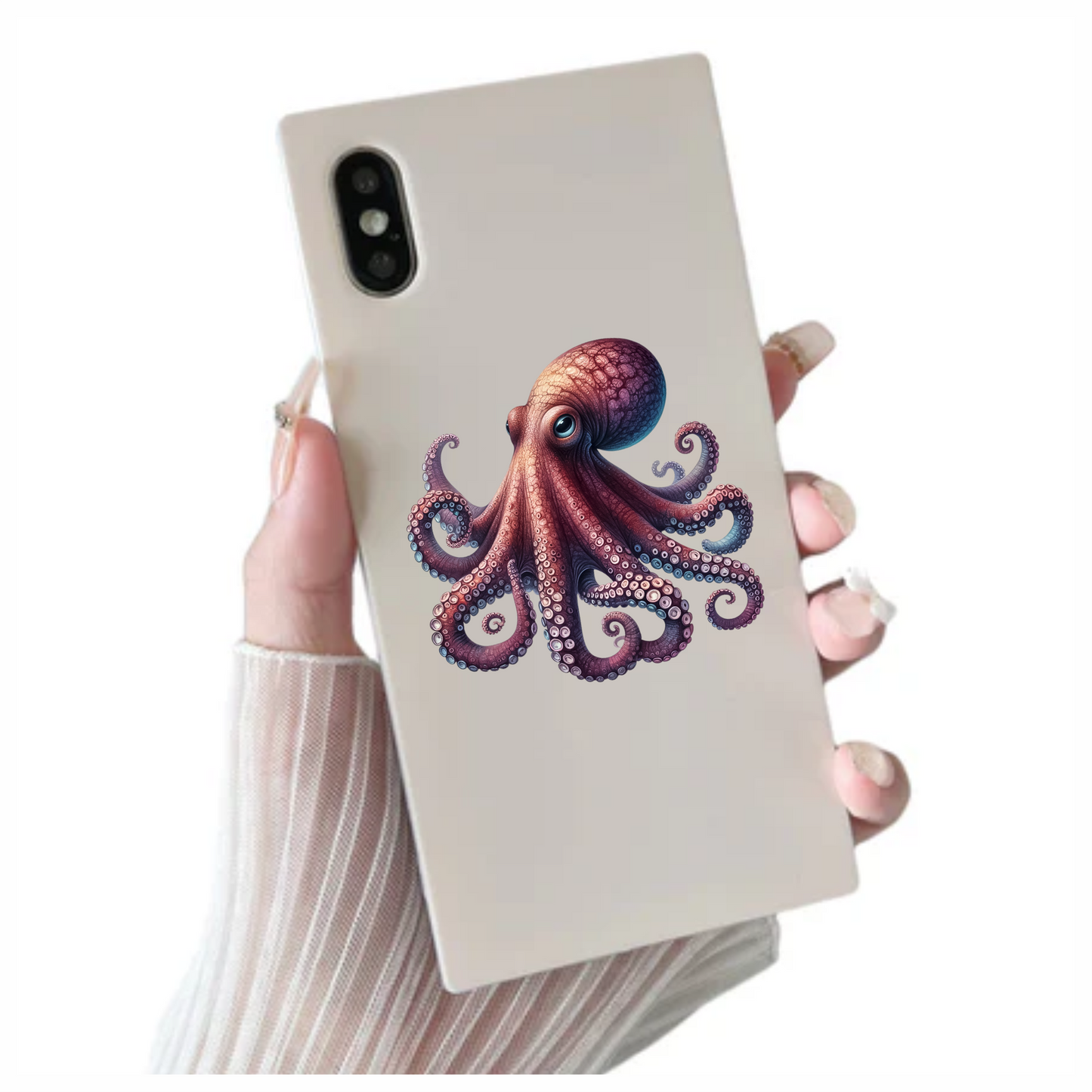 Octopus Pink Tentacles Ocean Animal Vinyl Sticker Decal