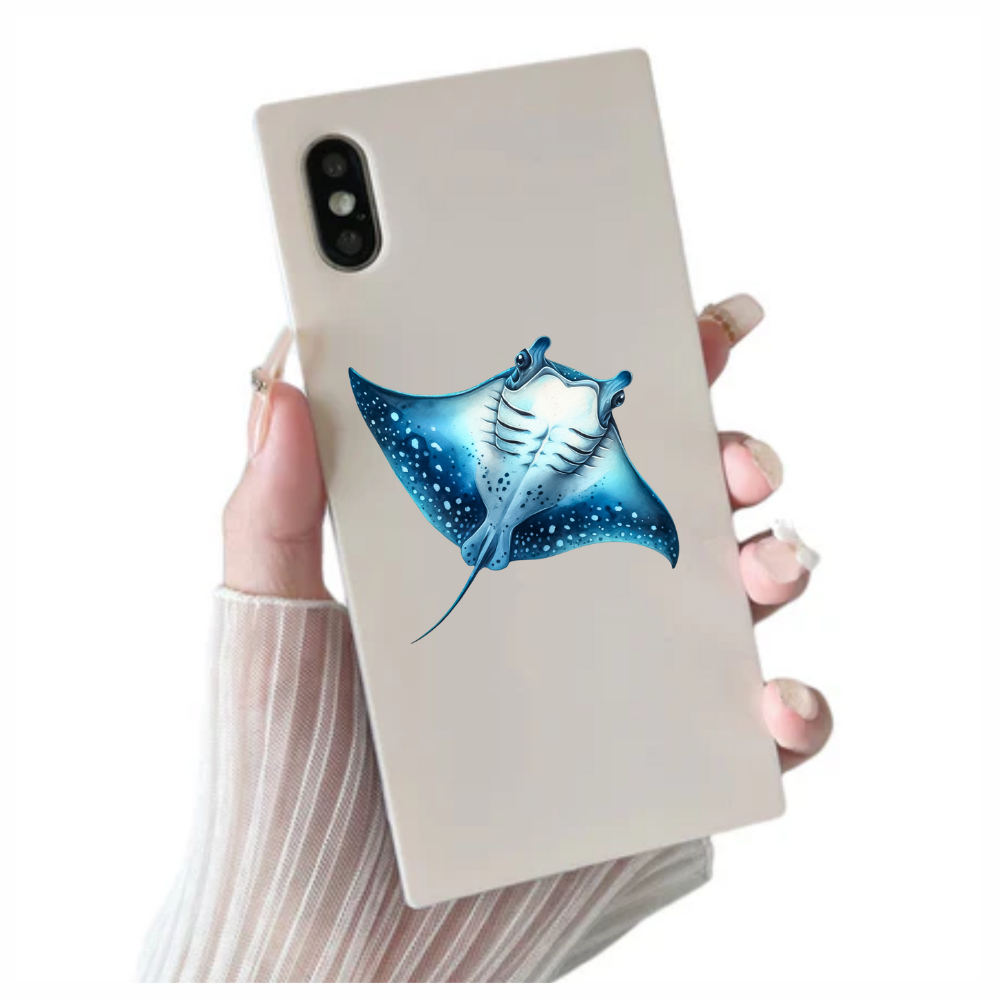 Blue Stingray Ocean Animal Vinyl Sticker Decal