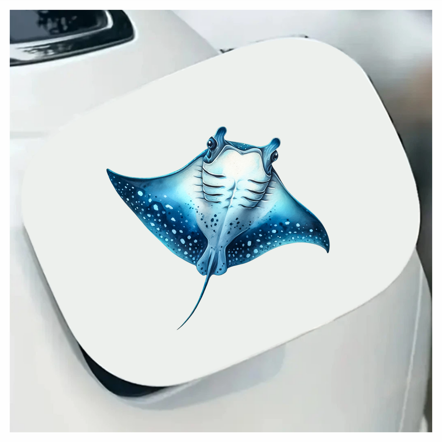 Blue Stingray Ocean Animal Vinyl Sticker Decal