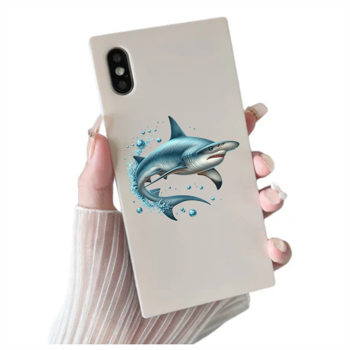 Shark Blue Ocean Swimming Fast Vinyl Sticker Decal