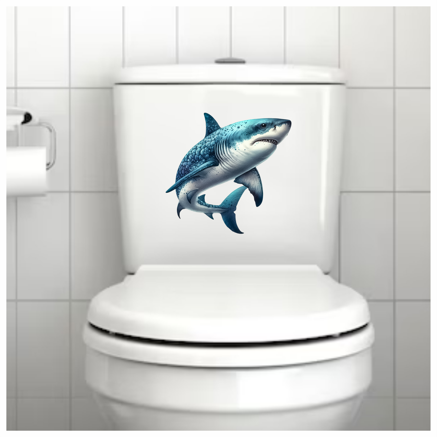 Shark Blue Ocean Fish Predator Vinyl Sticker Decal