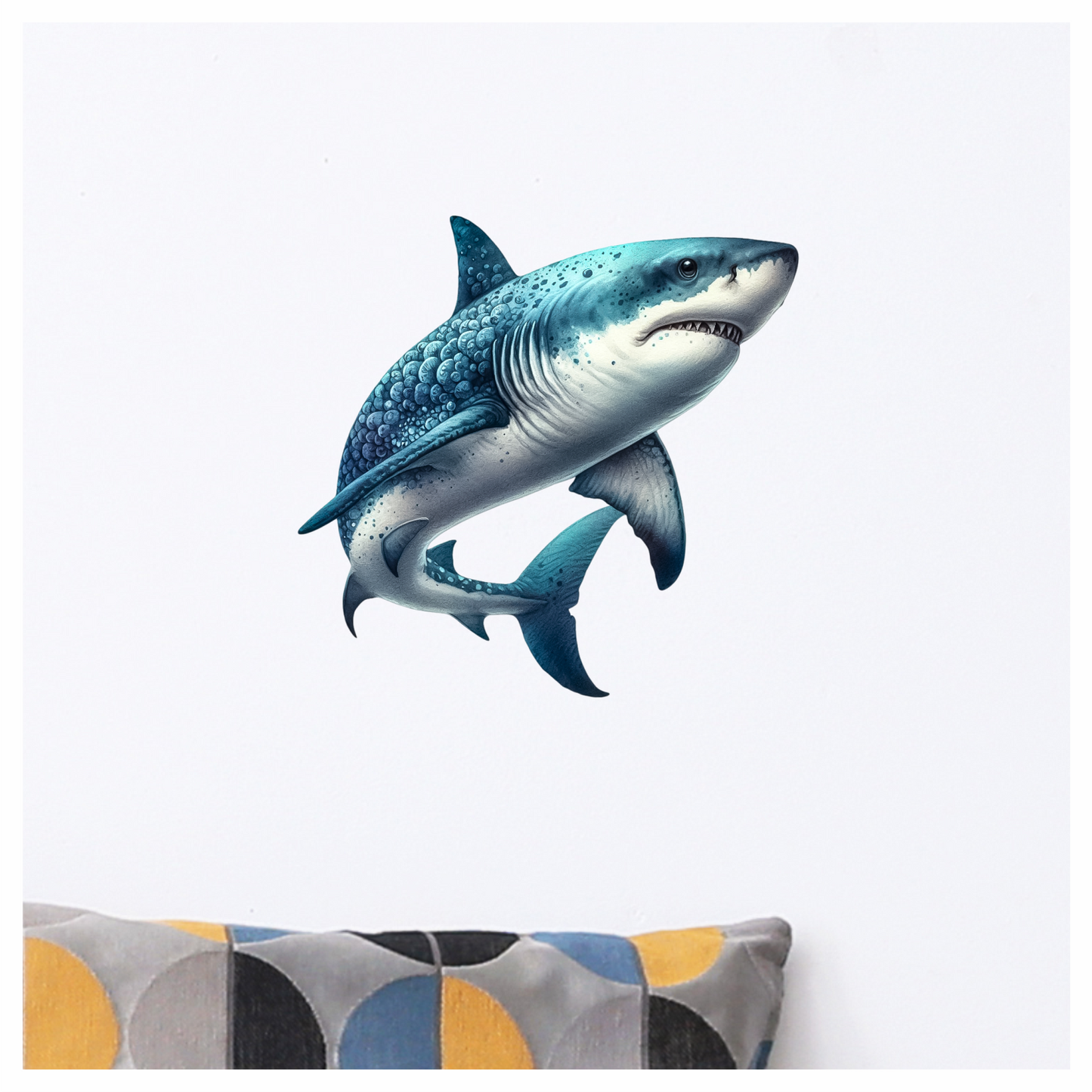 Shark Blue Ocean Fish Predator Vinyl Sticker Decal
