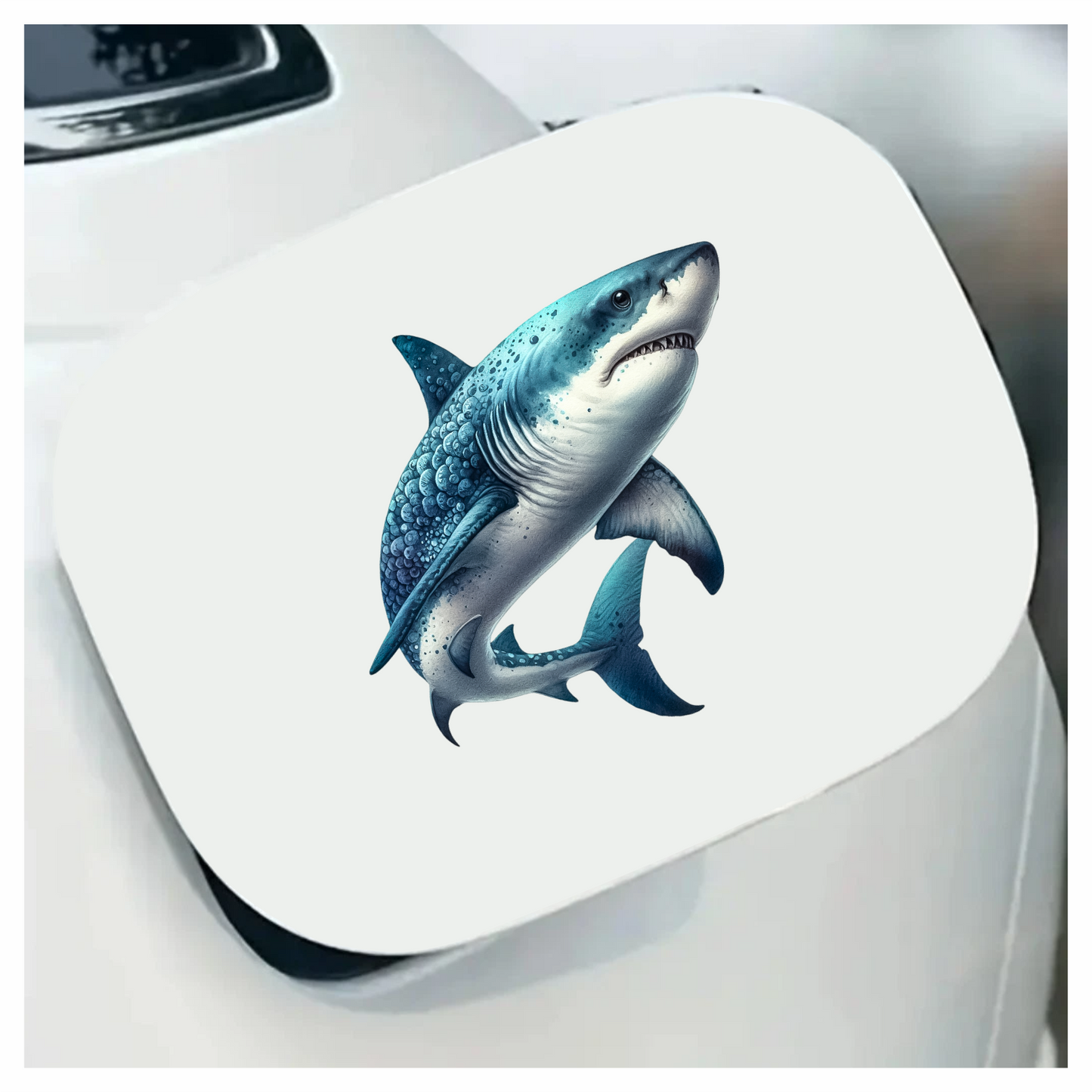 Shark Blue Ocean Fish Predator Vinyl Sticker Decal