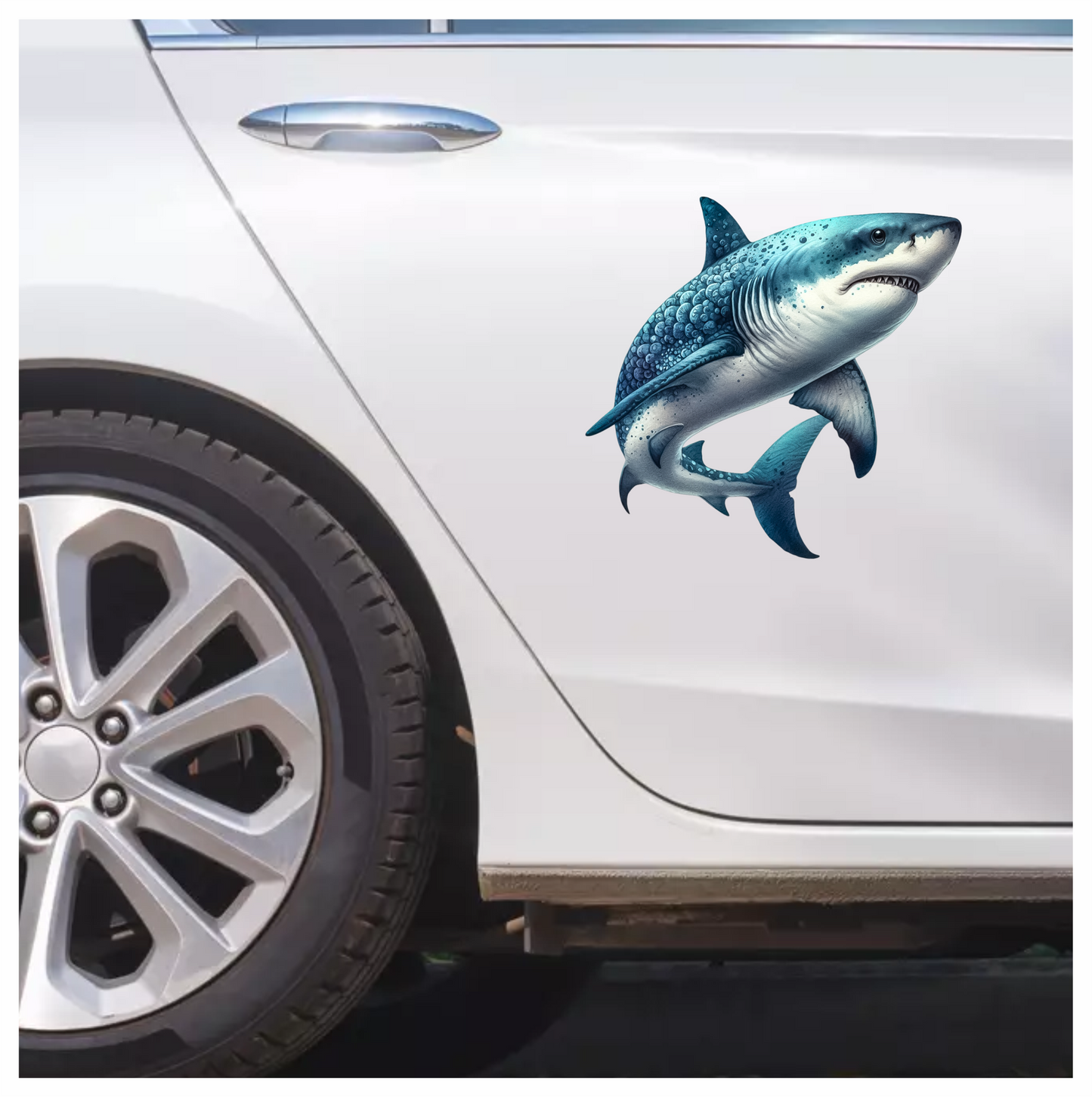 Shark Blue Ocean Fish Predator Vinyl Sticker Decal
