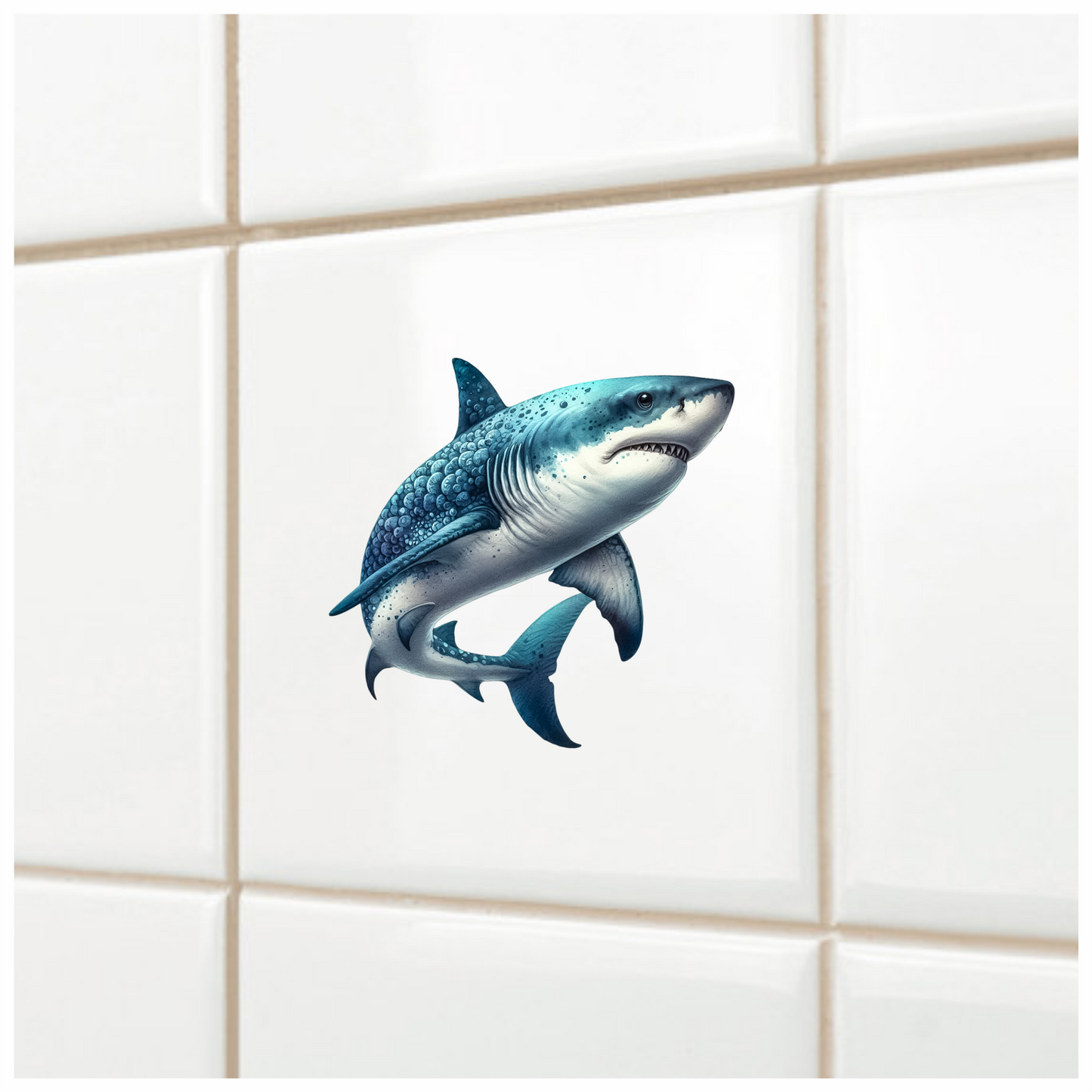 Shark Blue Ocean Fish Predator Vinyl Sticker Decal