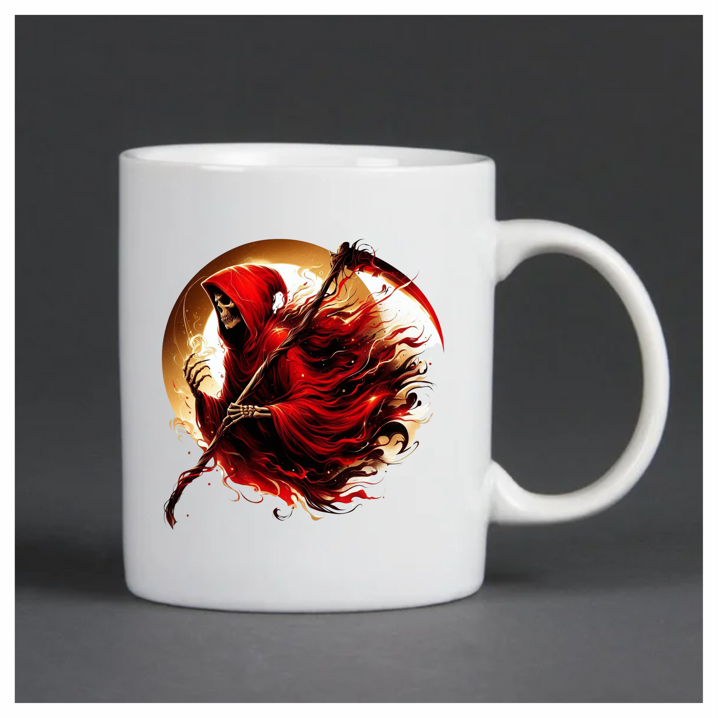 Red Dragon Circle Waves Ocean Vinyl Sticker Decal