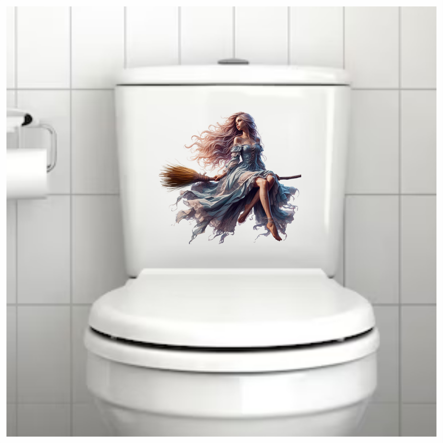 Angelic Ash-Blonde Azure Attired Aetherial Alluring Arcane Aerial Vinyl Decal Sticker