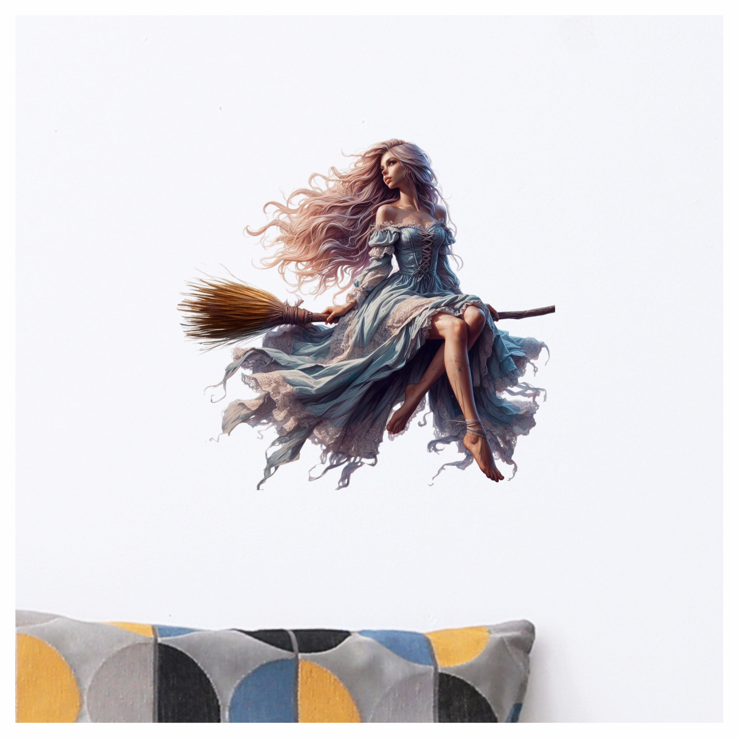 Angelic Ash-Blonde Azure Attired Aetherial Alluring Arcane Aerial Vinyl Decal Sticker