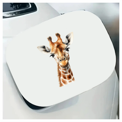 Giraffe Breed With Brown Pattern Vinyl Decal Sticker