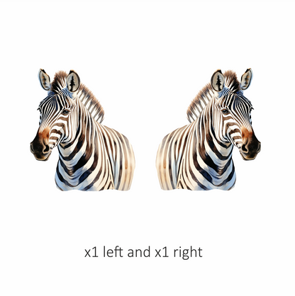 Zebra Breed Animal With Black Stripes Vinyl Decal Sticker