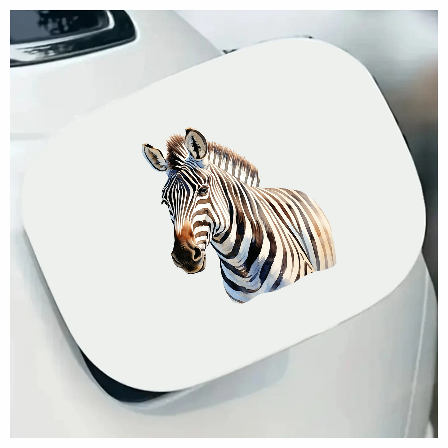 Zebra Breed Animal With Black Stripes Vinyl Decal Sticker