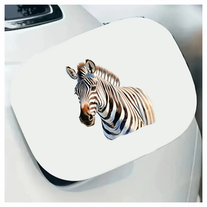 Zebra Breed Animal With Black Stripes Vinyl Decal Sticker