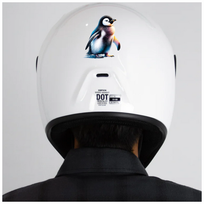 Black Baby Emperor Penguin Standing Vinyl Sticker Decal