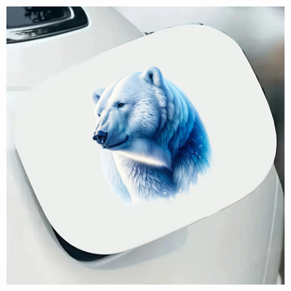 White Polar Bear Looking Proud Vinyl Sticker Decal