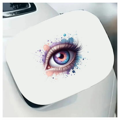 Colorful Human Eye With Paint Splash Vinyl Sticker Decal